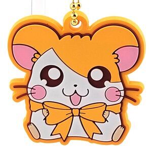 Hamtaro - Hamtaro Orange Rubber Keychain